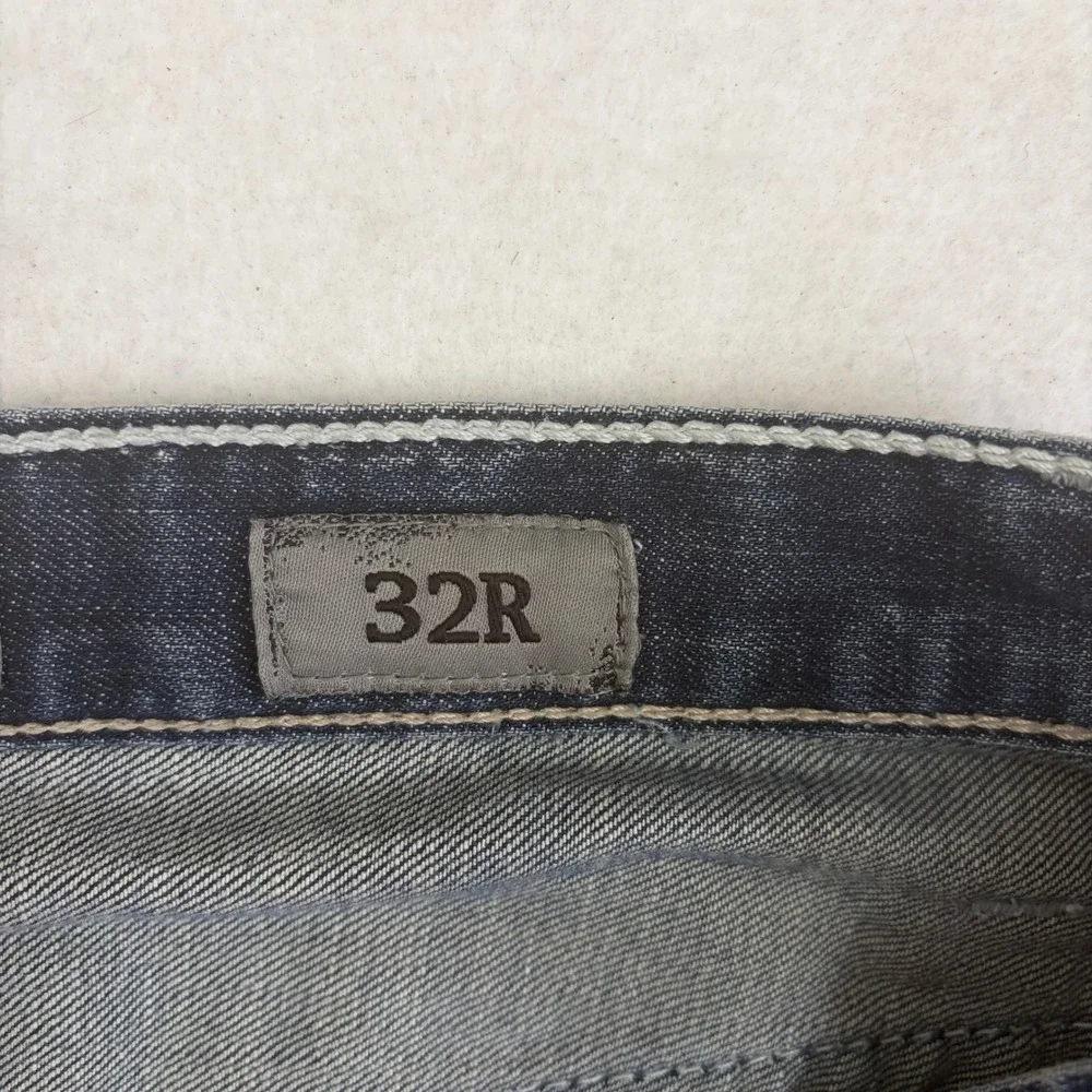 BKE Derek Relaxed Bootcut Jeans Mens 32R Medium Wash Heavy Stitch Western